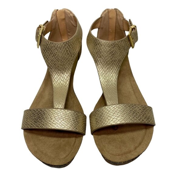 S2C3 Reaction Kenneth Cole Great Gal Ankle Strap Sandal Women's 6M - Picture 3 of 6